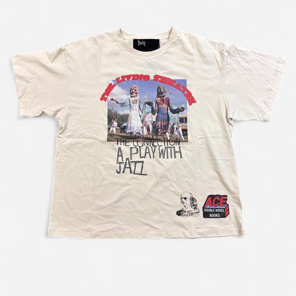 Paly Hollywood The Living Theatre Graphic T Shirt * L *